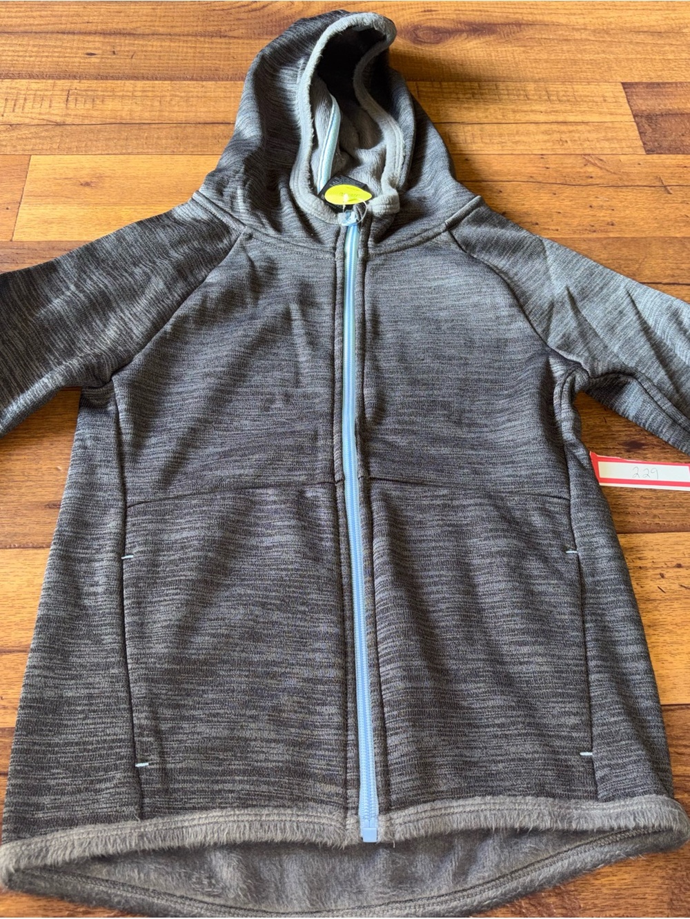 Nwt c9 champion girls size 7/8 fleece lined zip jacket